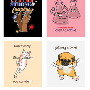 A4 Vinyl Quote Sticker Sheet (5-in-1)
