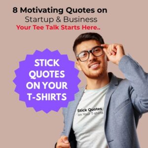 Entrepreneur quote sticker for business mindset