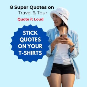 Travel T-Shirt Quote Stickers – DTF A4 Sheet