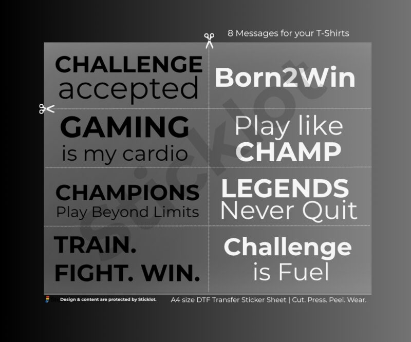 Sports & Games | Stick 8 Text Messages onany  8 T Shirts | Vol 2