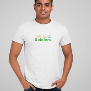White T-Shirts with black Quote for Men & Women – Sticklot India
