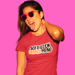 India’s top collection of custom T-shirts for women is here! Explore quote tees online at Sticklot – made to speak.