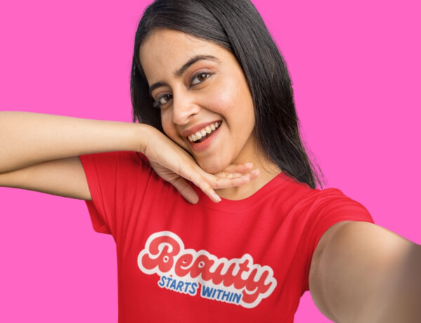 India’s top collection of custom T-shirts for women is here! Explore quote tees online at Sticklot – made to speak.