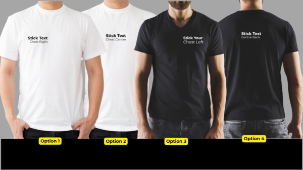 Sports & Games | Stick upto 8 Text Messages on 8 T Shirts | Vol 2 - Image 4
