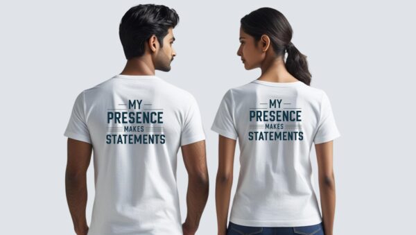 White Unisex Quote T-shirt